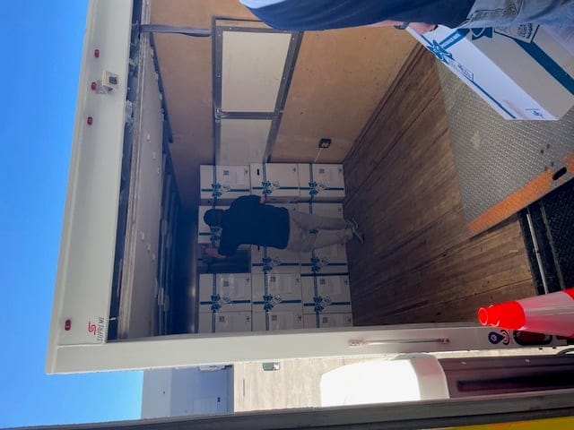 Operation Blue Santa truck