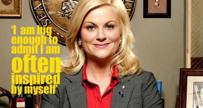 Leslie Knope from Parks and Recreation demonstrating Scrum knowledge