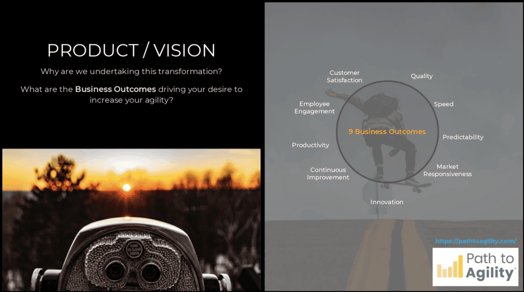 Discover key business outcomes to enhance agility and drive transformation effectively.